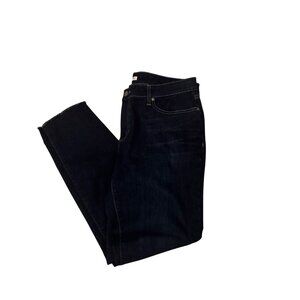 Eileen Fisher raw hem jeans size 12